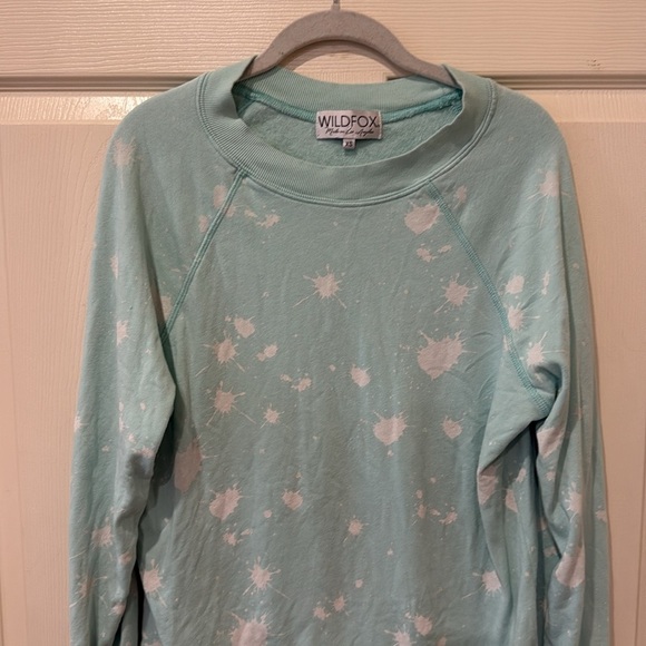 Wildfox plaint splatter sweatshirt, XS - Picture 3 of 8